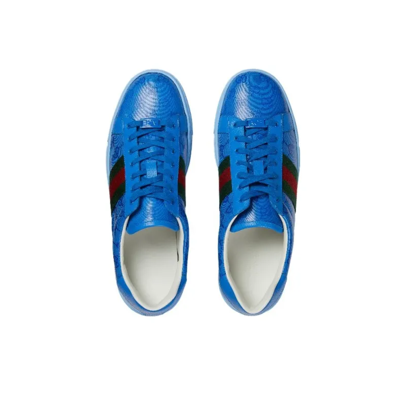 GUCCI Ace 'GG Crystal Canvas Blue'-2