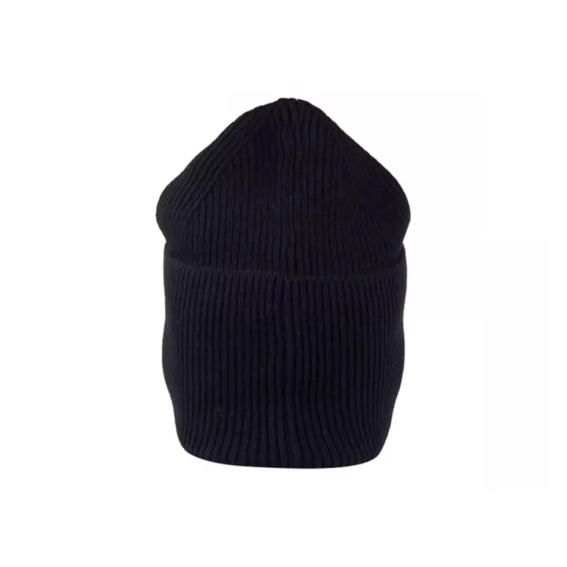 HUGO BOSS Logo Patch Ribbed Beanie-2