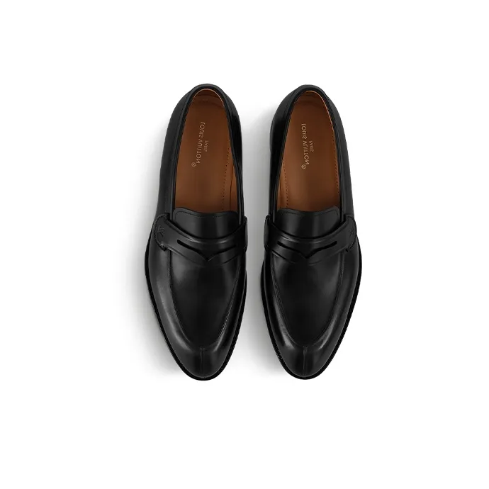 LOUIS VUITTON Sorbonne Loafers Men's Black-2