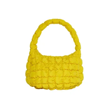 COS Polyester Cloud Bag Handbag Shoulder Bag Women's Yellow