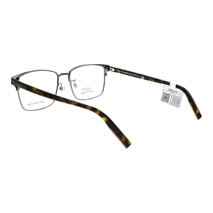 Zegna Alloy Browline Eyeglass Frames Men's-2