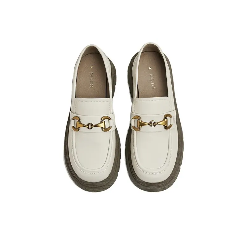 BASTO Loafers Women's Black/Beige-3