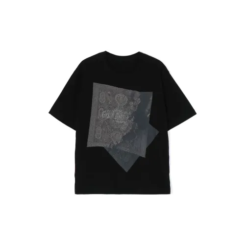 Yohji Yamamoto T-Shirts Unisex Black