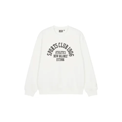 New Balance Sport Club Sweatshirts Unisex White