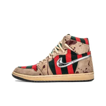 Jordan Air Jordan 1 Shoe Surgeon Anti Slip Wear Resistant High Top Vintage Basketball Shoes Unisex Brown