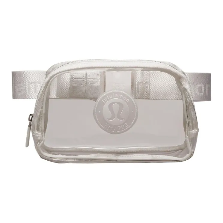 Lululemon Waterproof Fabric One Shoulder Crossbody Fanny Pack Women's White-0