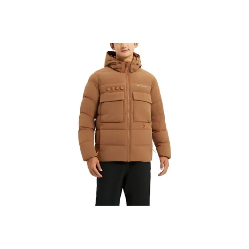 Columbia Down Jackets Men Brown