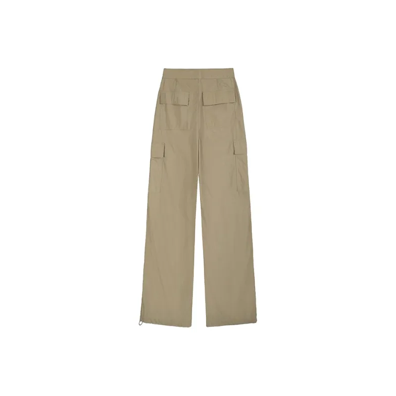 AHDO Casual Pants Women's Khaki Green-1