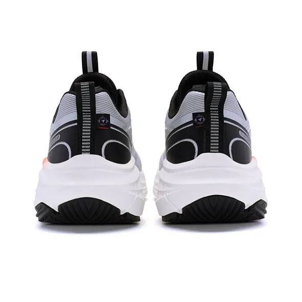 XTEP Kun Wu 2.0 Cushioning Anti Slip And Wear Resistant Low Top Running Shoes Men's Gray Black-3