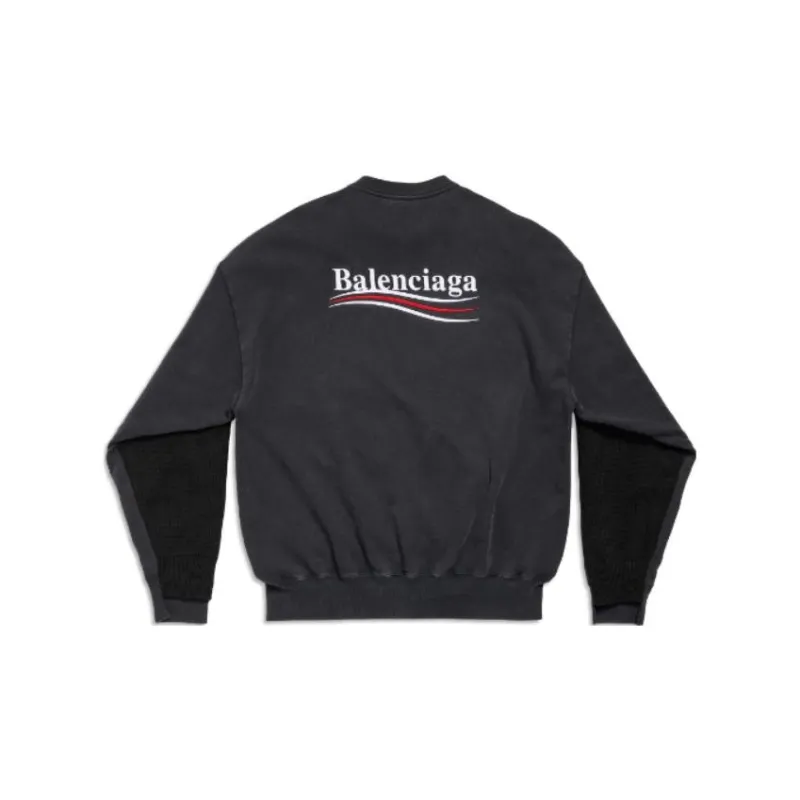 Balenciaga FW23 Knitwear Loose Fit Style Men's Black-1