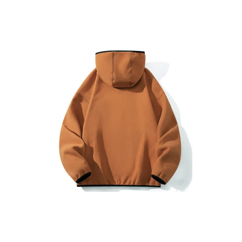 JIPIAO Sweatshirts Unisex Black/Orange-3