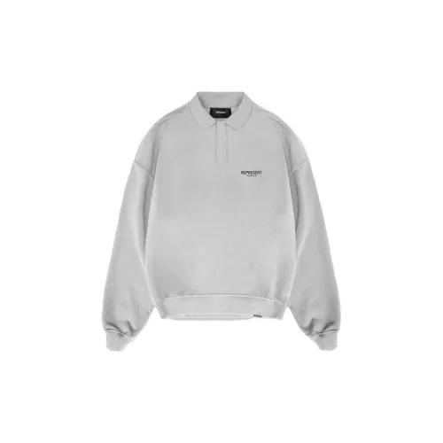 REPRESENT Owners Club Long Sleeve Polo Sweater 