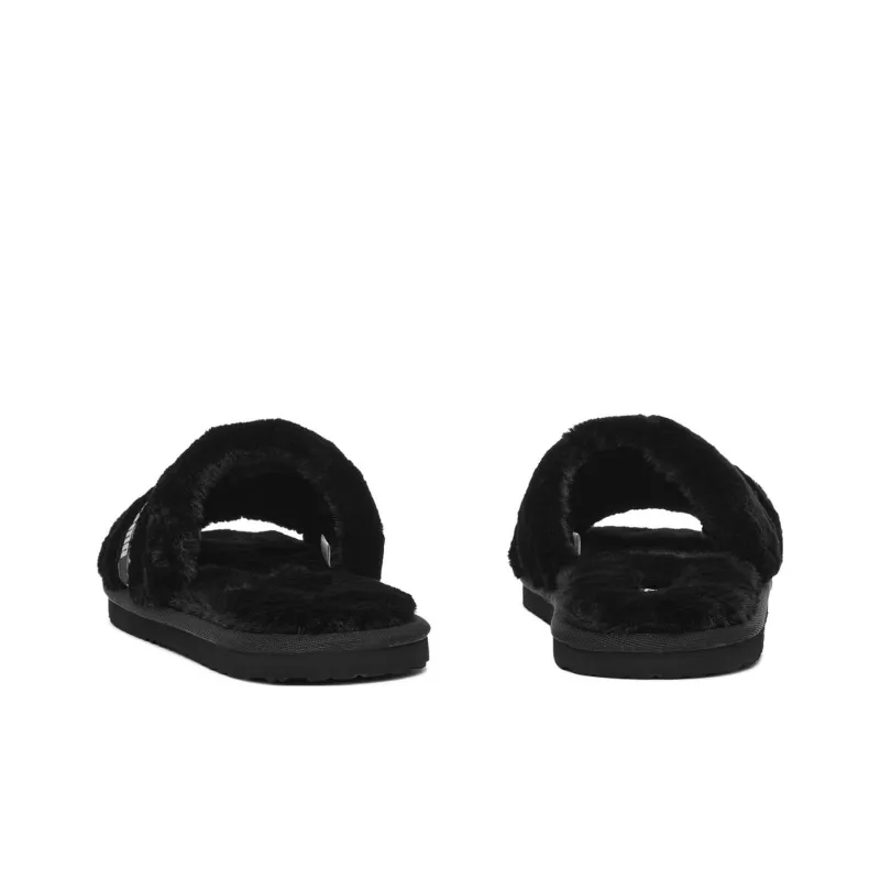PUMA Fluff Bx Slippers 'Black White' Women's-3