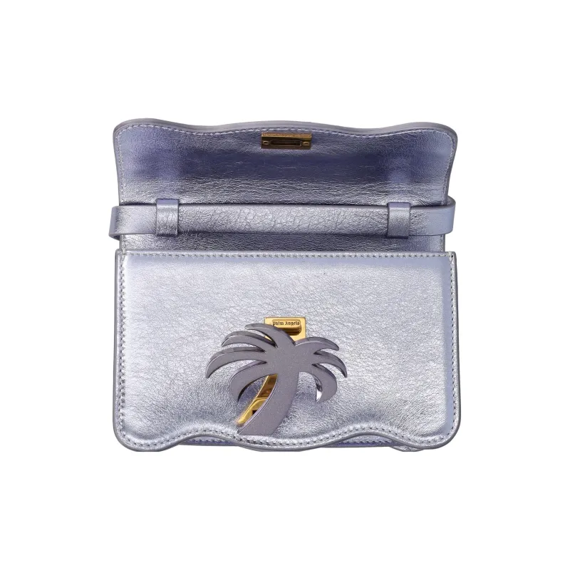 PALM ANGELS Palm Beach Metallic-effect Crossbody-3