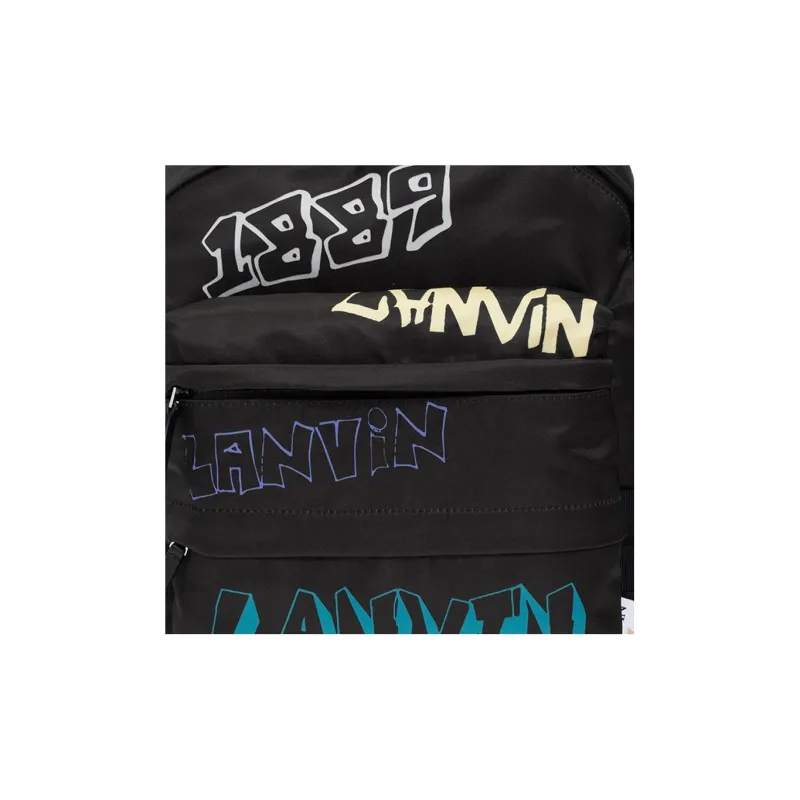 Lanvin Polyamide Backpack Men's Black-5