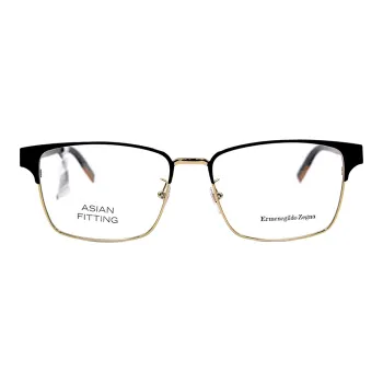 Zegna Alloy Browline Eyeglass Frames Men's