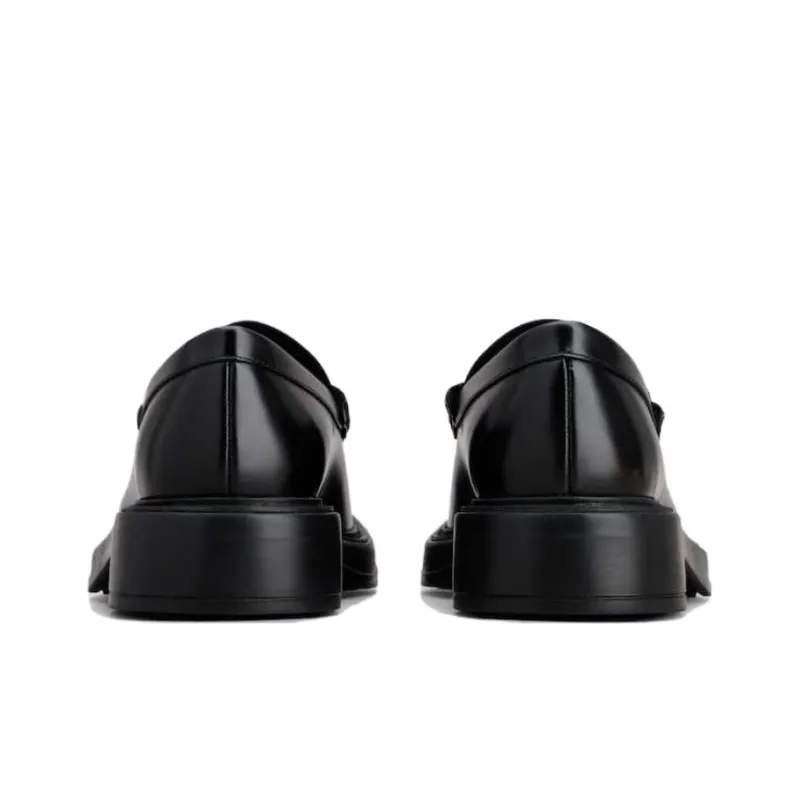TOD'S Logo Plaque Slip On Loafers-6