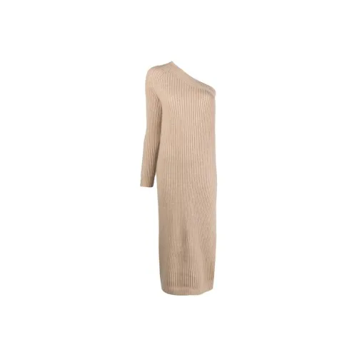 MaxMara Knit Long Skirts Women's Khaki