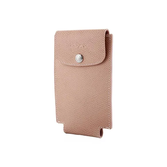 LONGCHAMP Le Pliage Green Leather Document Holder Card Holder Women's Nude-1