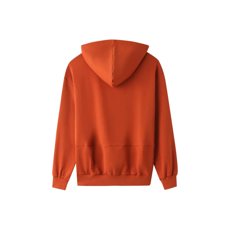 H YXIANG Sweatshirts Women's Orange Red-1