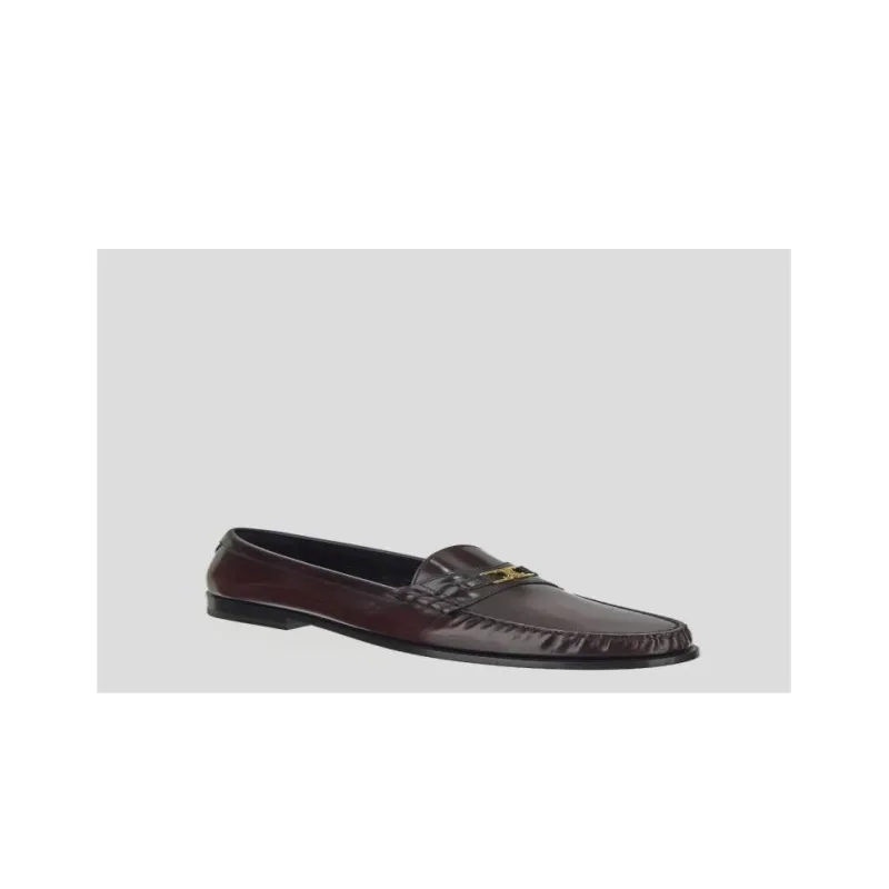 CELINE Triomphe Loafers 1.5cm Men's Umber-8