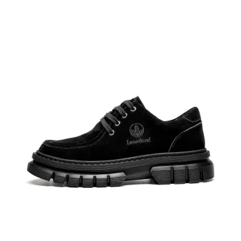 LEAVELAND Work Boots Men Low Top Black/Brown