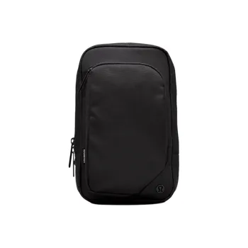 Lululemon Water-Resistant Fabric Shoulder Bag Crossbody Bag Men's Black