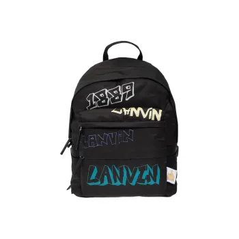 Lanvin Polyamide Backpack Men's Black