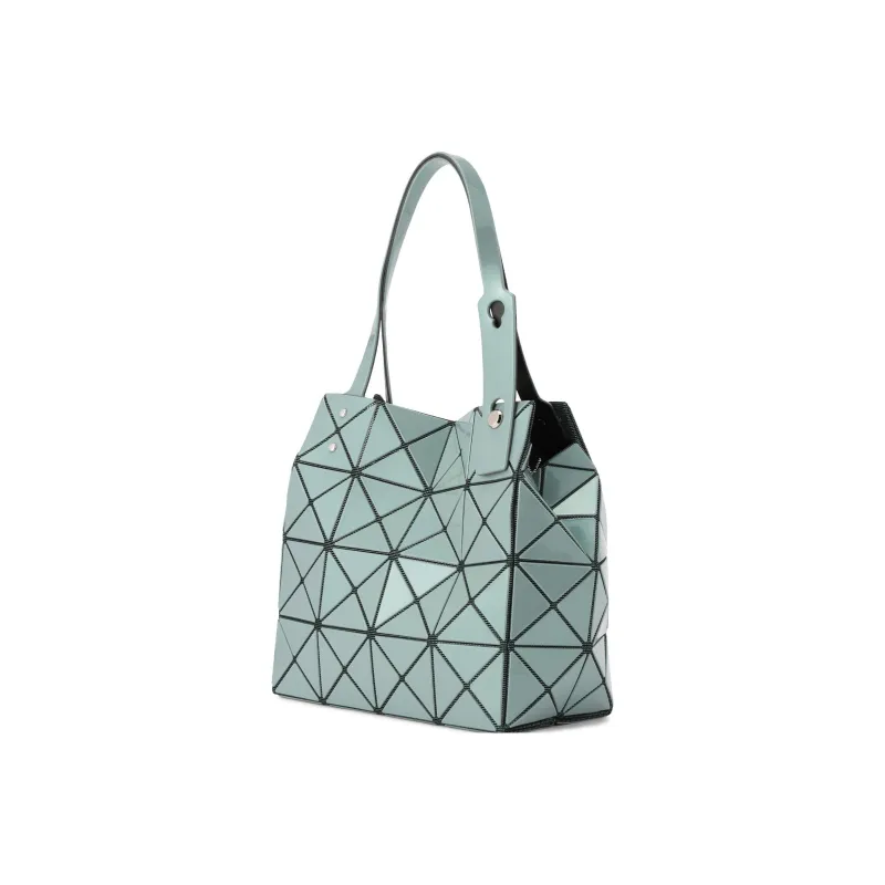 ISSEY MIYAKE CARAT Nylon Tote Handbag Regular Women's Gray Green-1