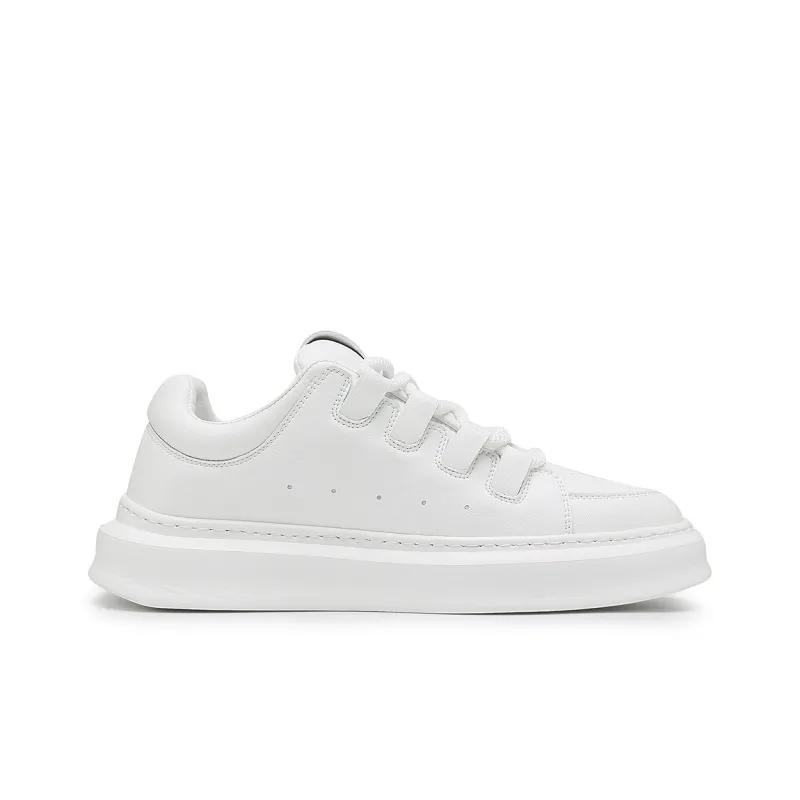 X ZONE Slip Resistant, Abrasion Resistant, Lightweight Low Top Skateboard Shoes Men's White-1