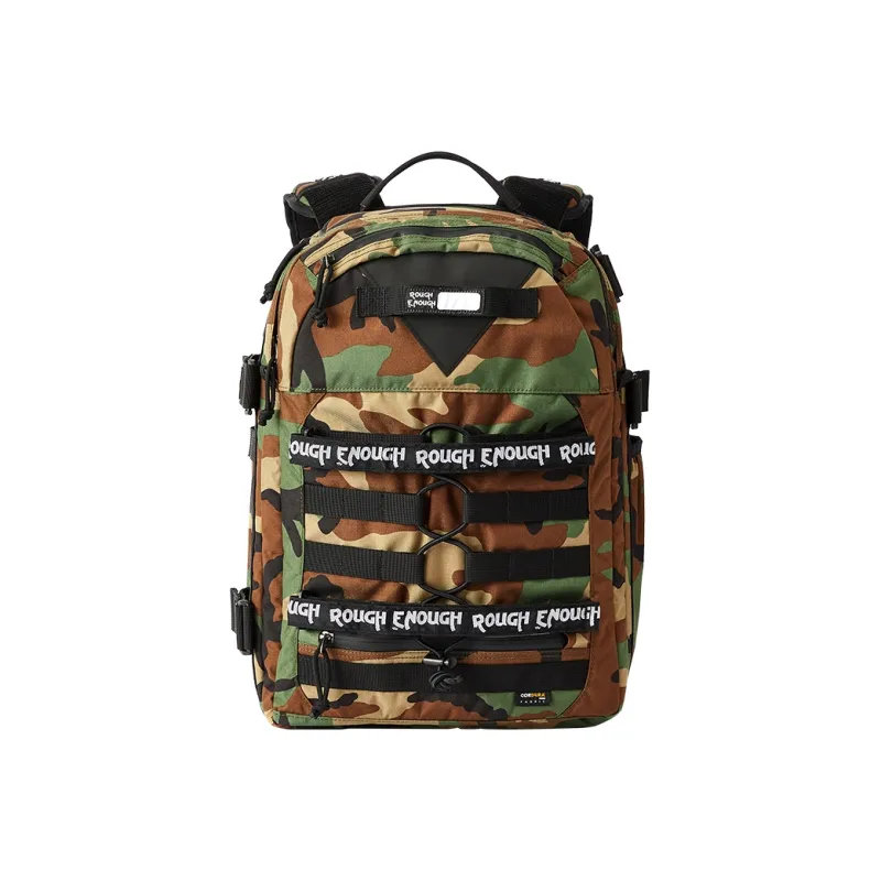 Rough Enough CORDURA Camera Bag Lens Bag Backpack Regular Men's Camouflage-2