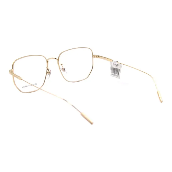 Zegna Alloy Irregular Shape Eyeglass Frames Men's-2