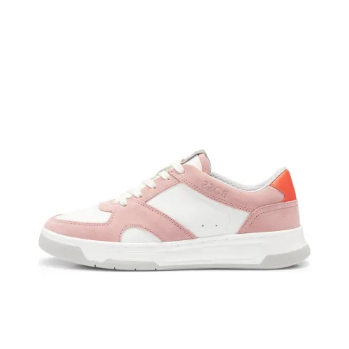 HUGO BOSS Skateboard Shoes Women's Low-Top Pink/White