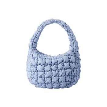 COS Polyester Cloud Bag Shoulder Bag Handbag Mini Women's Light Blue