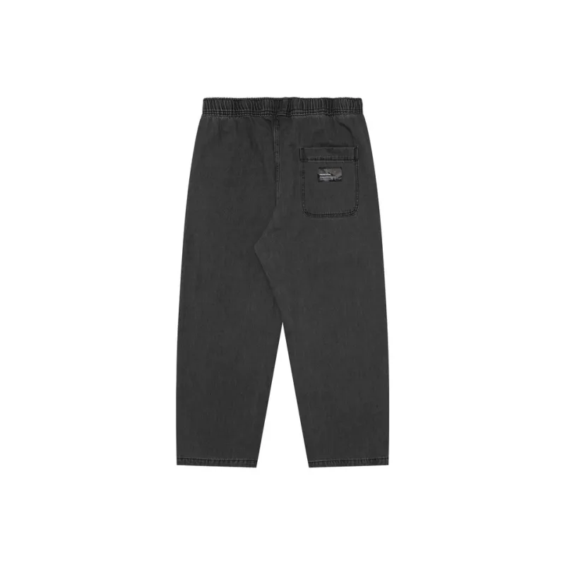 Aape Logo-patch Cotton Wide-leg Jeans-1