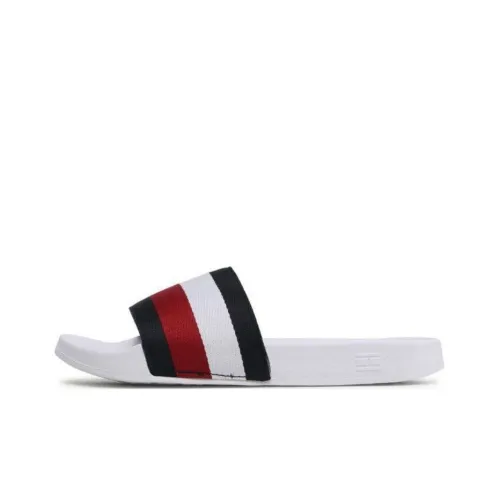 Tommy Hilfiger Slide Slippers Women's Black/White Red