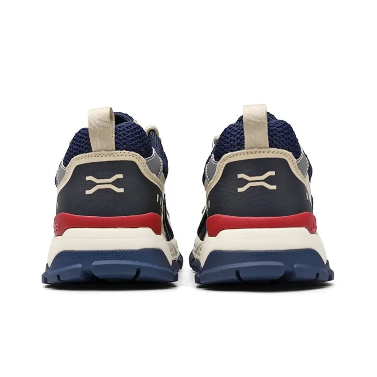 Jeep Running Shoes Unisex Low Top Blue/Beige-3