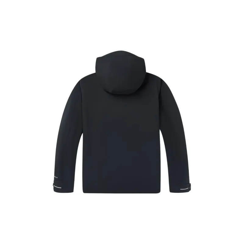 Columbia Water Resistant Windproof Breathable Warm Water Repellent Windbreaker Jacket Men's Black-1