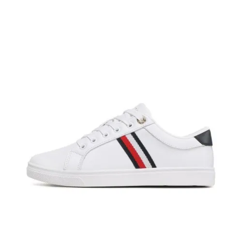 Tommy Hilfiger Slip-Resistant Low-Top Skateboard Shoes Women's White