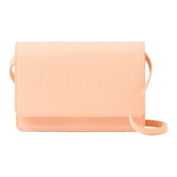Burberry Calfskin Crossbody Bag Shoulder Bag Women's Light Orange