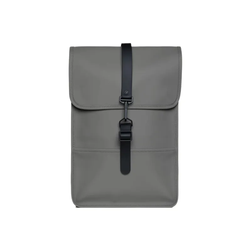 Rains Polyester With Polyurethane Coating Backpack Mini Unisex Gray-0