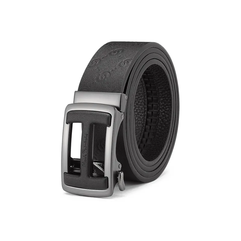 FAIRWHALE Cow Leather Leather Belts Men's Width 3.5CM-1