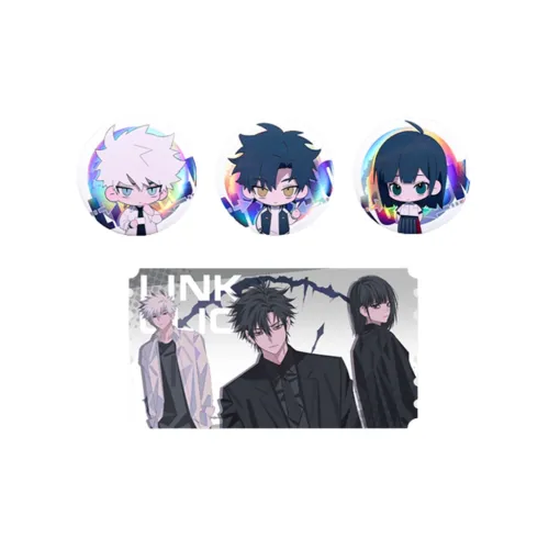 BEMOE Time Agent II Counter Currents Countdown Collection Special Edition Q Edition Tinplate Badge Set IP Merch