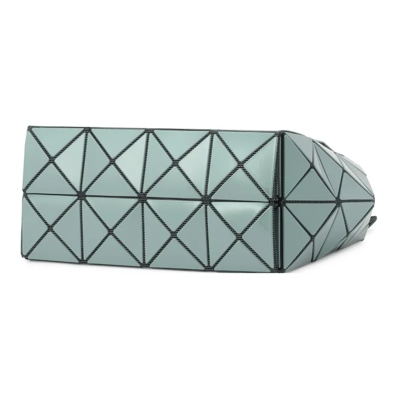 ISSEY MIYAKE CARAT Nylon Tote Handbag Regular Women's Gray Green-2