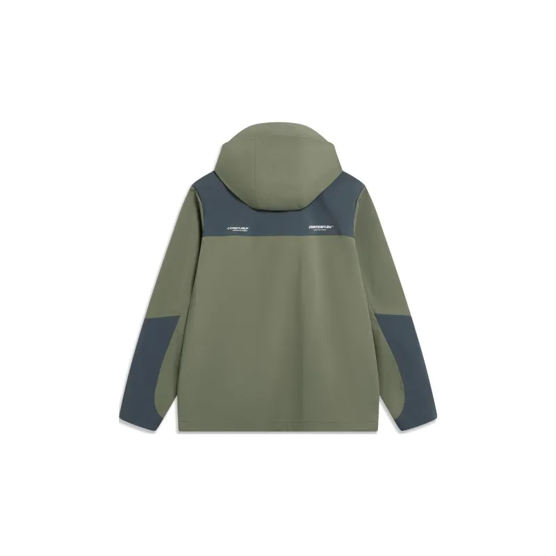LiNing CF Tracing Wulong Armor Collection Warm Windbreaker Jacket Men's Murky Olive Green-1