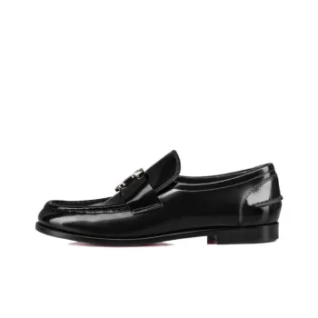 Christian Louboutin Logo plaque Patent finish Loafers Women's