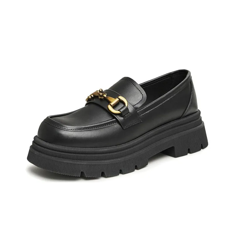 BASTO Loafers Women's Black/Beige-5
