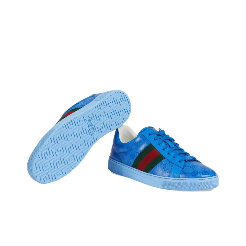 GUCCI Ace 'GG Crystal Canvas Blue'-4