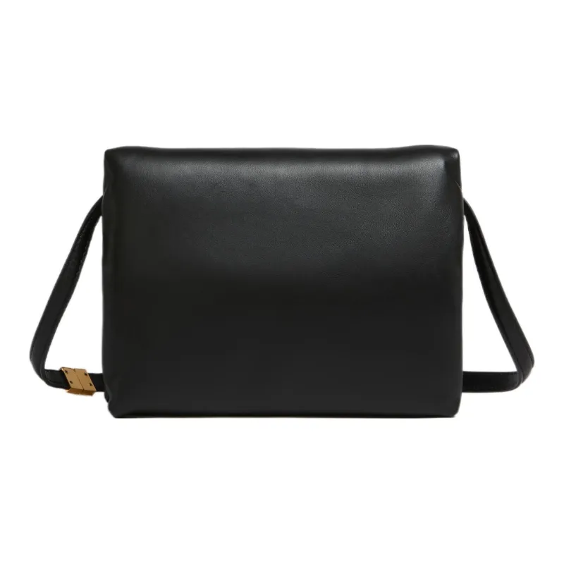 MARNI Calfskin Crossbody Bag Shoulder Bag Women's Black-0