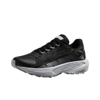 Anta Qilian Sports Cushioned Slip Resistant Low Top Running Shoes Women's Black